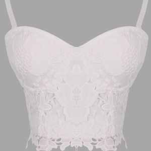 *NEW* Hollow Out Lace Hook Eye Corset